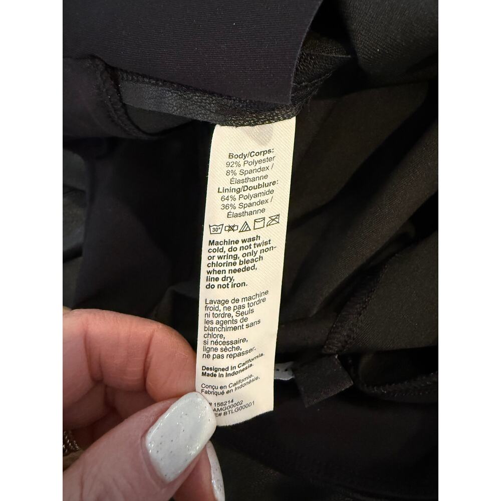 Honeylove Faux Leather Leggings Black M - Picture 9 of 10